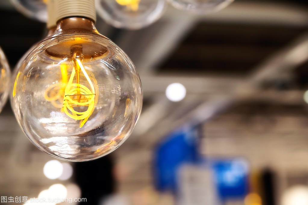 家居裝飾的老式豪華室內照明臺燈